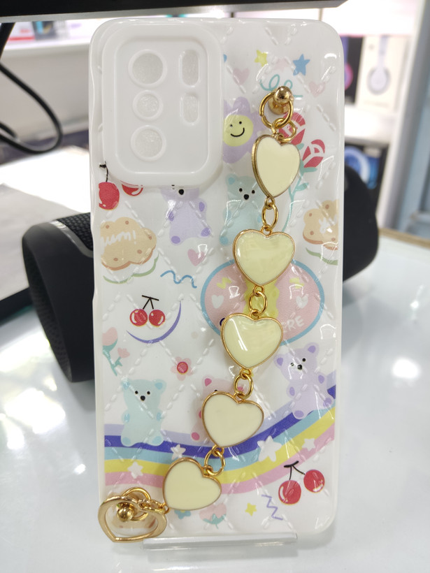 قاب شبکه ای دستبند قلبی طرح دار Xiaomi Redmi Note 10 Pro 5G / Poco X3 GT