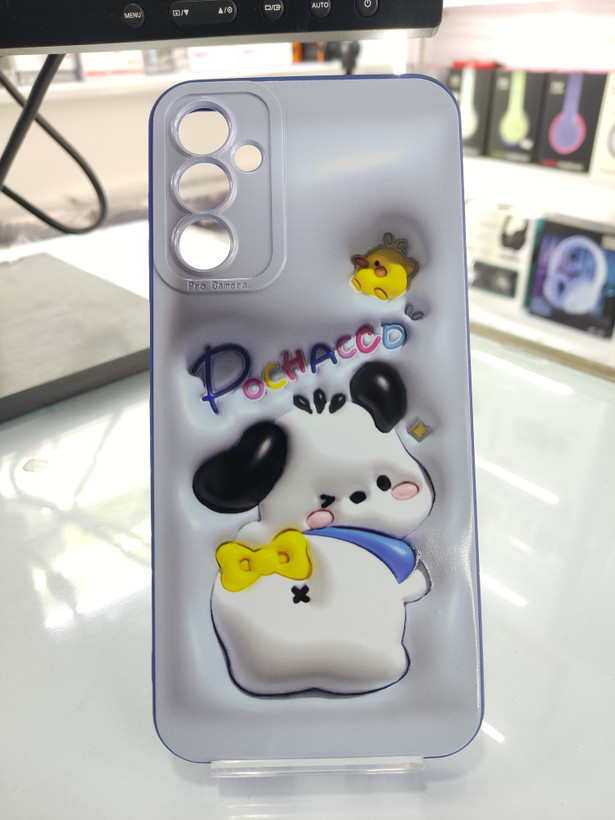 قاب گوشی سامسونگ Galaxy A14 مدل فانتزی برجسته طرح Pochacco