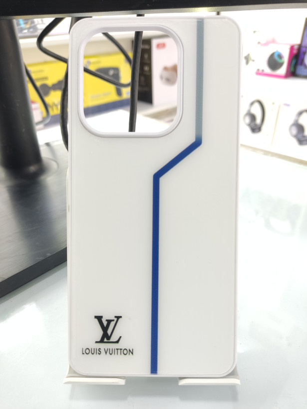 قاب خاص Louis vuitton رنگ سفید با خط آبی گوشی Xiaomi Redmi Note14 4G