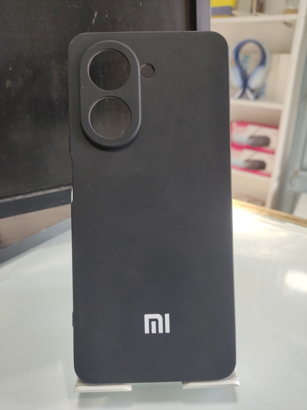 قاب سیلیکونی داخل مخمل کیفیت عالی گوشی Xiaomi Redmi A5 رنگ مشکی