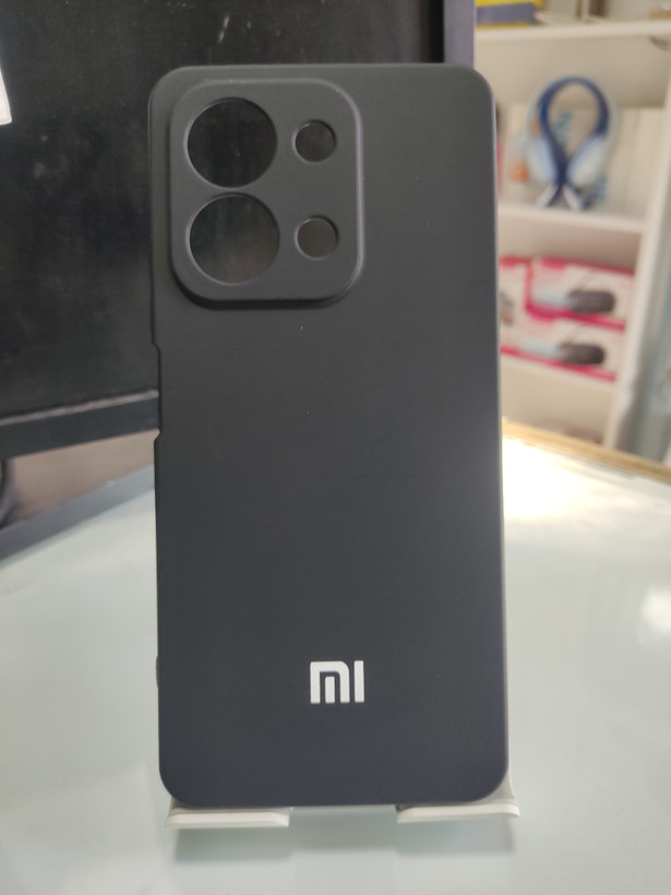 قاب سیلیکونی داخل مخمل کیفیت عالی گوشی Xiaomi Redmi 15C / Poco C85 رنگ مشکی