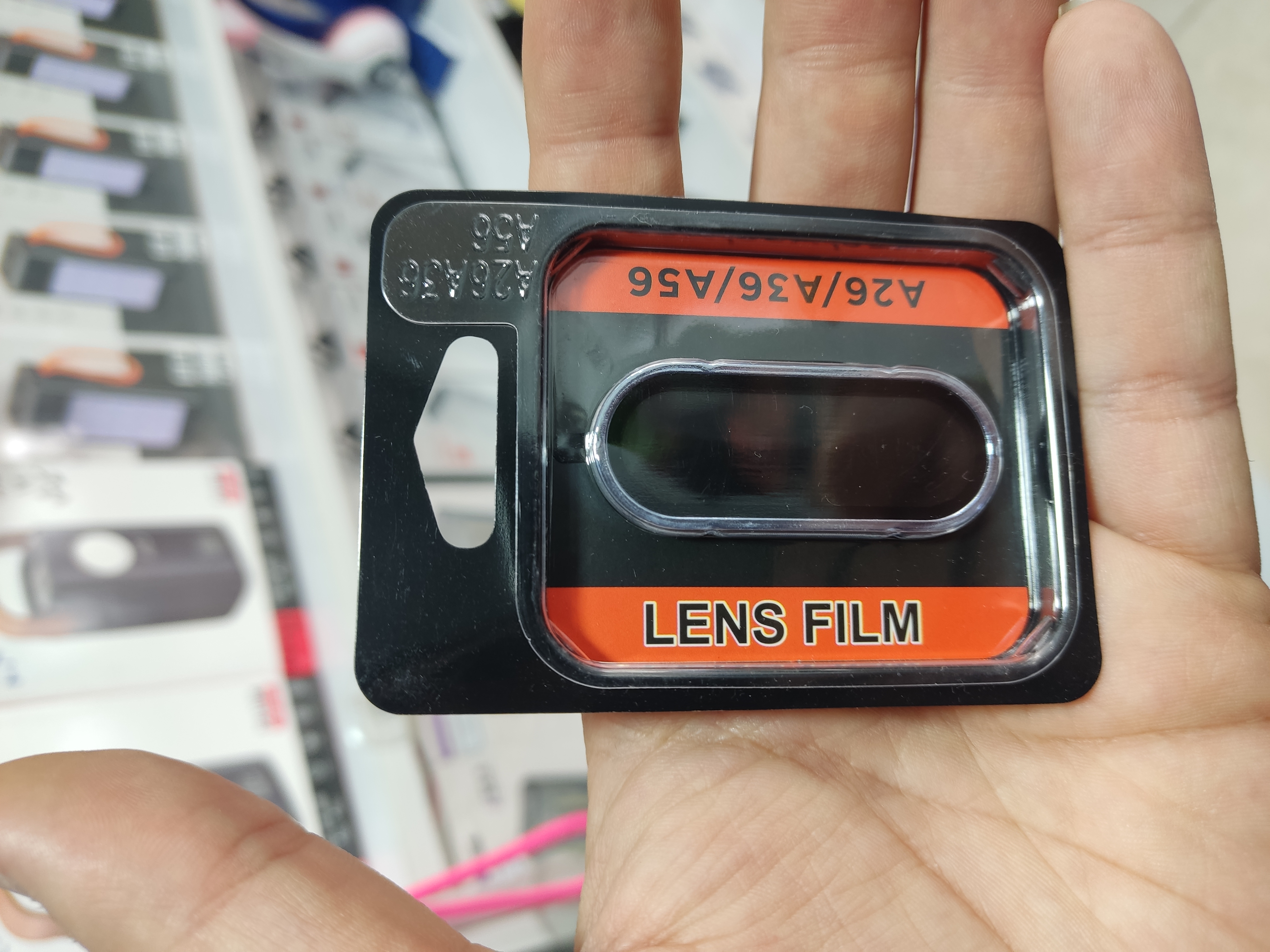 محافظ لنز دوربین گوشی Samsung A26/A36/A56 رنگ آبی