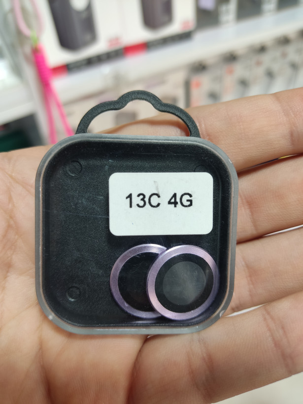 محافظ لنز دوربین رینگی ساده گوشی Redmi 13C / Poco C65 رنگ بنفش