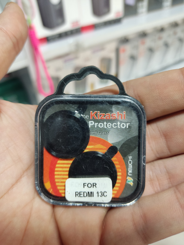 محافظ لنز دوربین رینگی ساده گوشی Redmi 13C / Poco C65 رنگ مشکی