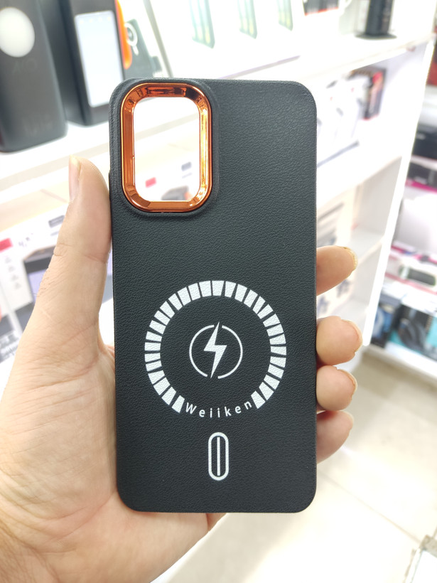 قاب Texture طرح مگ سیف Weiiken مدل Xiaomi Redmi Note 10 4G / Redmi Note 10S / Poco M5S - مشکی