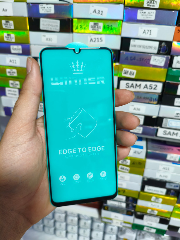 محافظ صفحه نمایش شیشه ای برند winner آنتی استاتیک گوشی Samsung Galaxy A07 / A06 / A05 / Xiaomi Redmi 13C / Poco C65 / Poco M6 5G / Honor X7 / X7A / Realme C51 / Realme C53