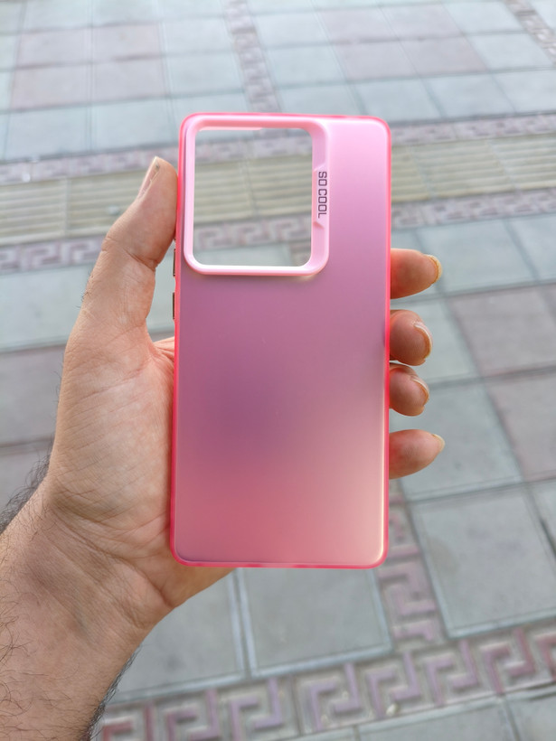 قاب اورجینال socool گوشی Xiaomi Redmi Note 13 pro 4g /Xiaomi Redmi Note 14S / Poco M6 Pro رنگ صورتی