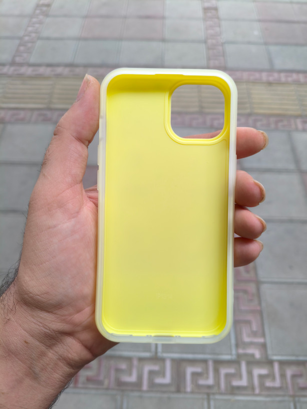 قاب Cute Puppy دولایه عروسک برجسته استندشو آینه ای Apple iPhone 13 / iPhone 14 - زرد