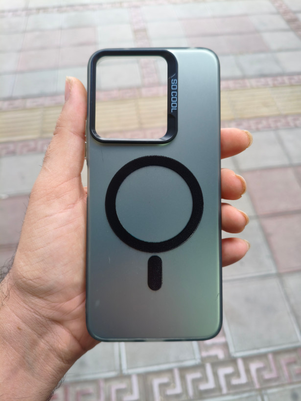 قاب SO COOL براق طرح مگ سیف Xiaomi Redmi 13X / Redmi 13 4G / Poco M6 4G - مشکی