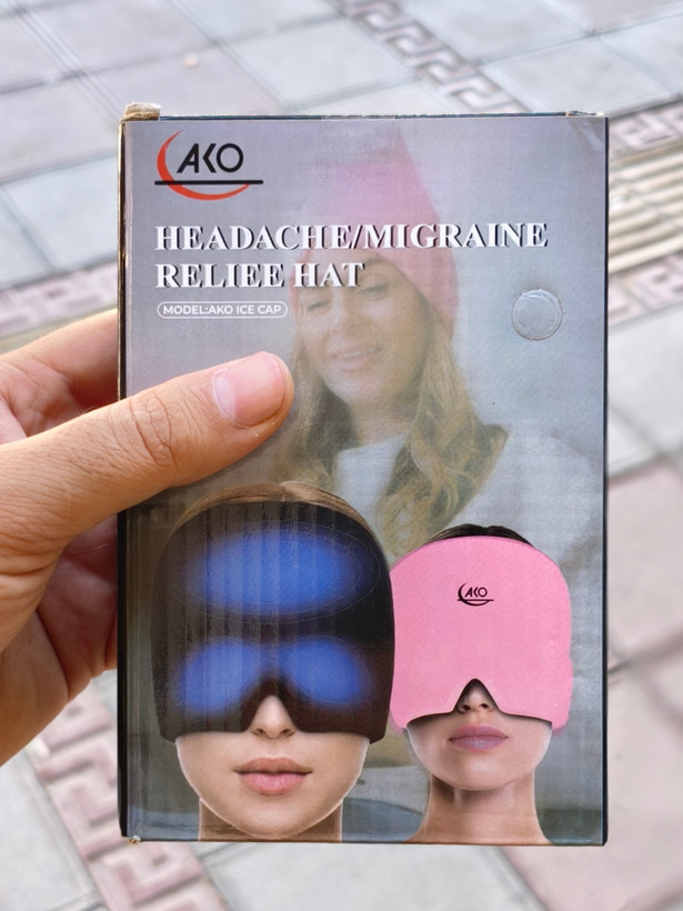 کلاه یخ ژلی تسکین سردرد و میگرن آکو مدل ICE CAP