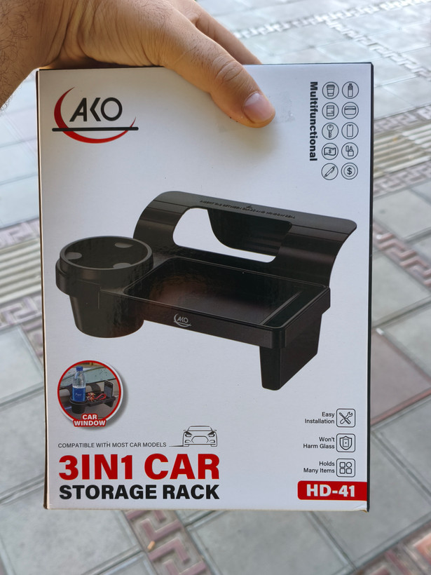 پایه نگهدارنده گوشی و نگهدارنده وسایل یا غذا و نوشیدنی آکو مدل HD-41