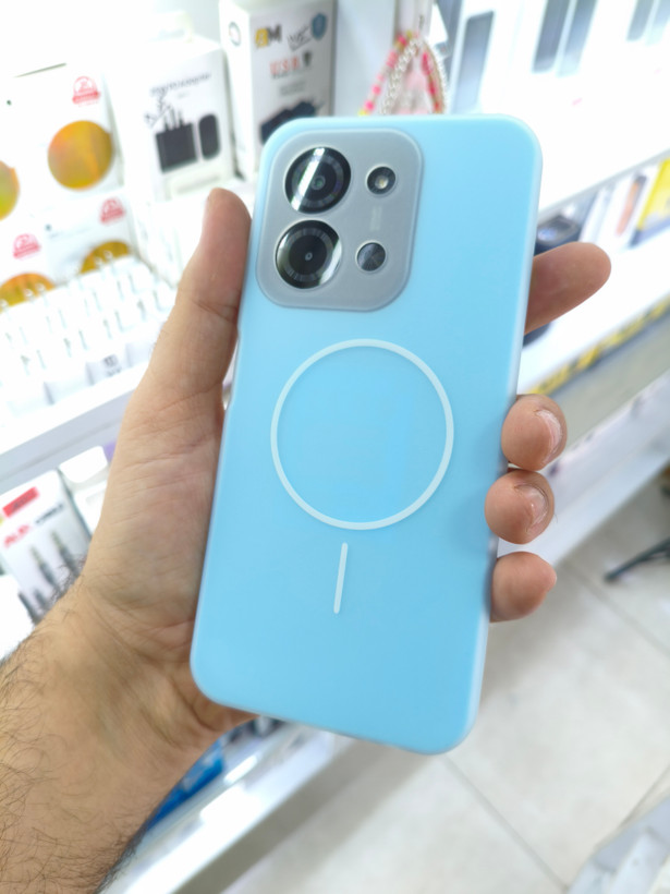 قاب فانتزی دو تیکه مگسیف رنگی گوشی Xiaomi Redmi 15C / POCO C85 رنگ آبی