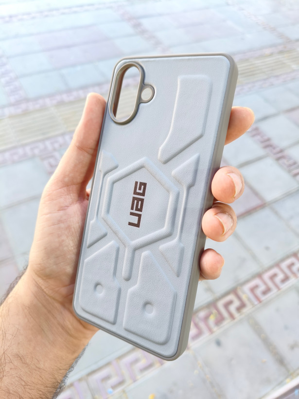 قاب UAG کیفیت عالی گوشی Samsung A07 رنگ خاکستری