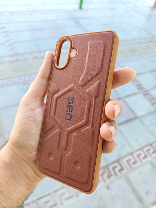 قاب UAG کیفیت عالی گوشی Samsung A07 رنگ قهوه ای
