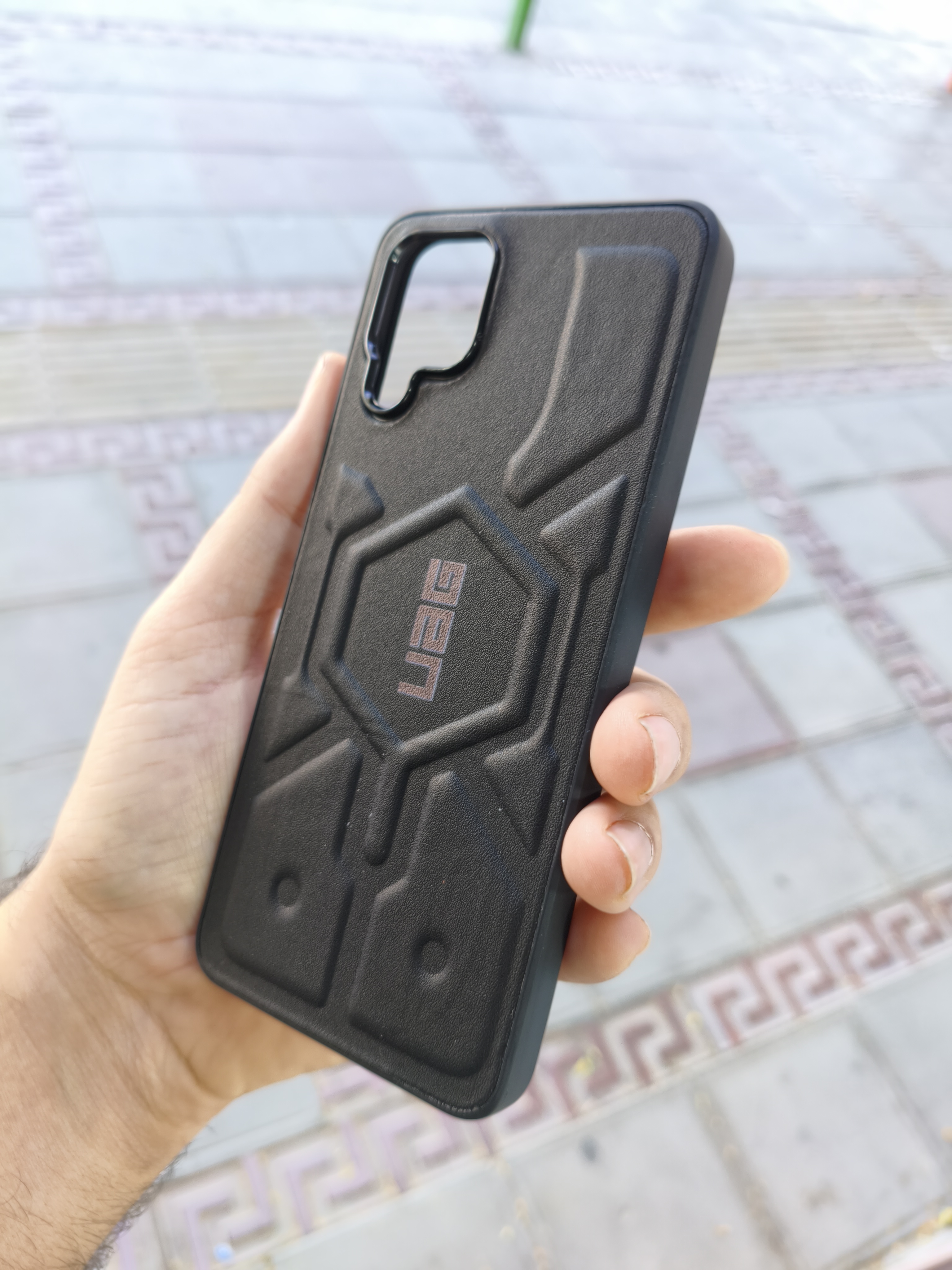 قاب UAG کیفیت عالی گوشی Samsung A12 رنگ مشکی