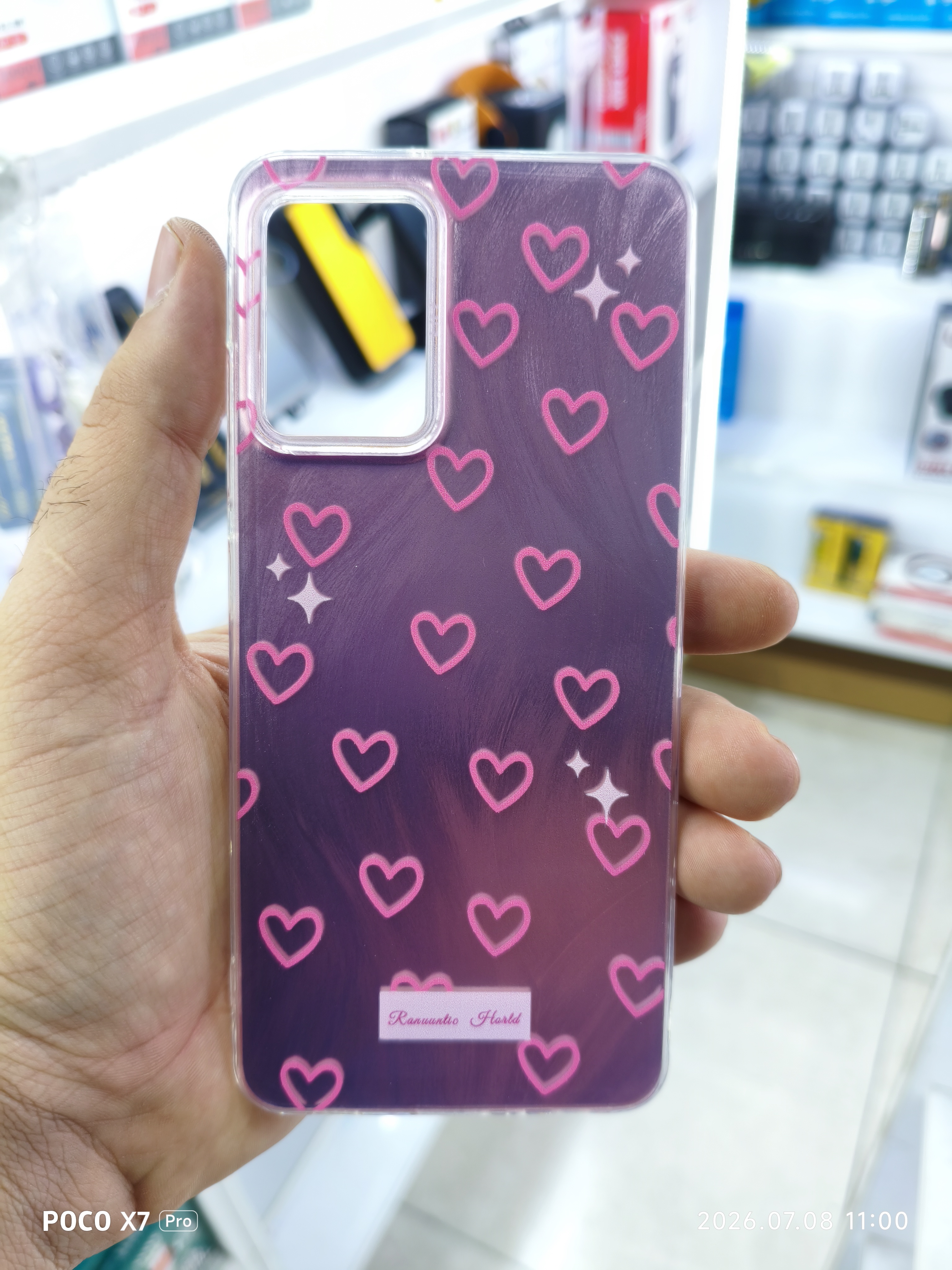 قاب فانتزی قلب صورتی گوشی Samsung A32 4g