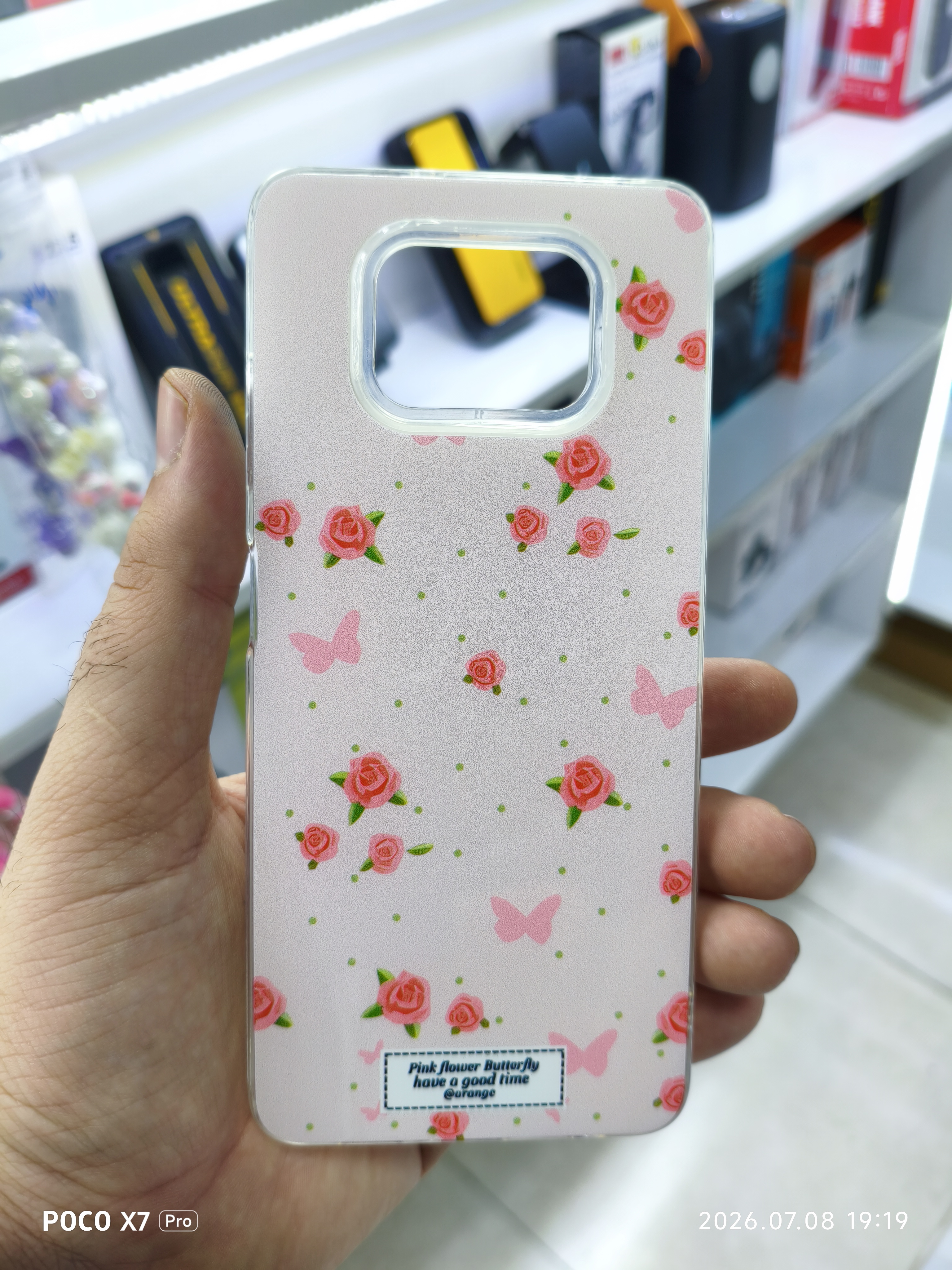 قاب گل رز فانتزی گوشی Xiaomi Poco X3