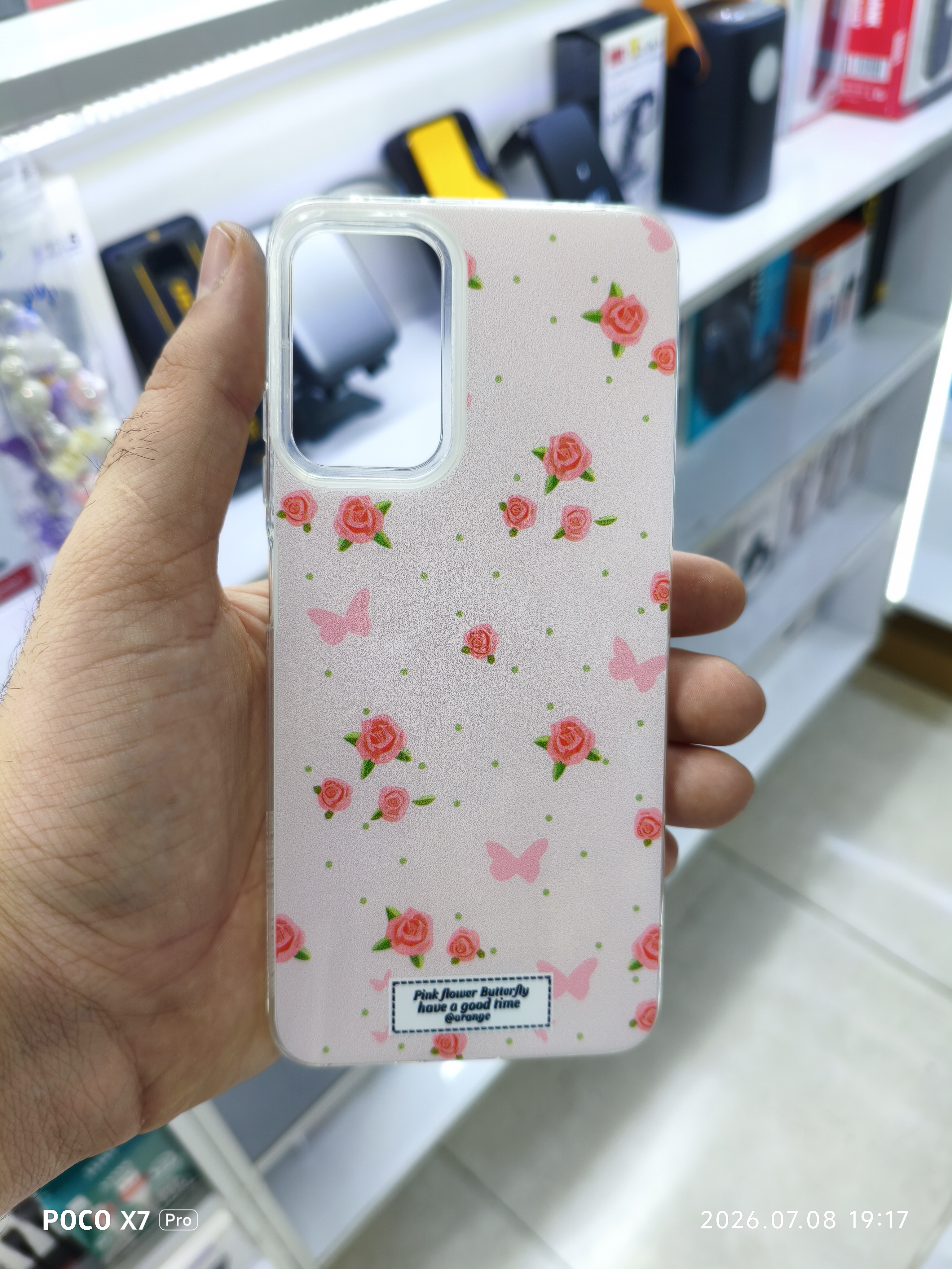 قاب گل رز فانتزی گوشی Xiaomi Redmi Note 11 pro 4g/ note 12 pro 4g
