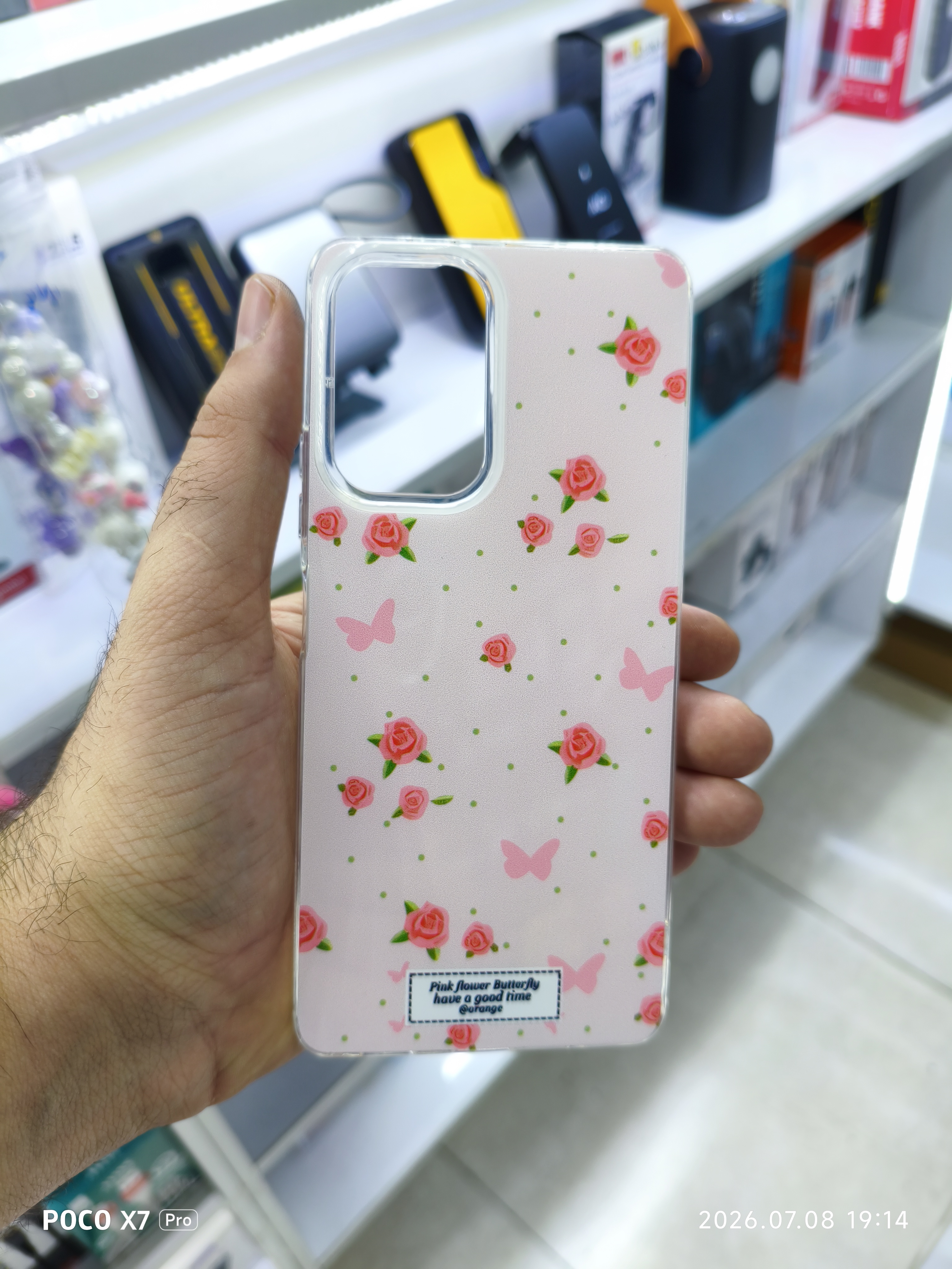 قاب گل رز فانتزی گوشی Xiaomi Redmi Note 10 pro 4g