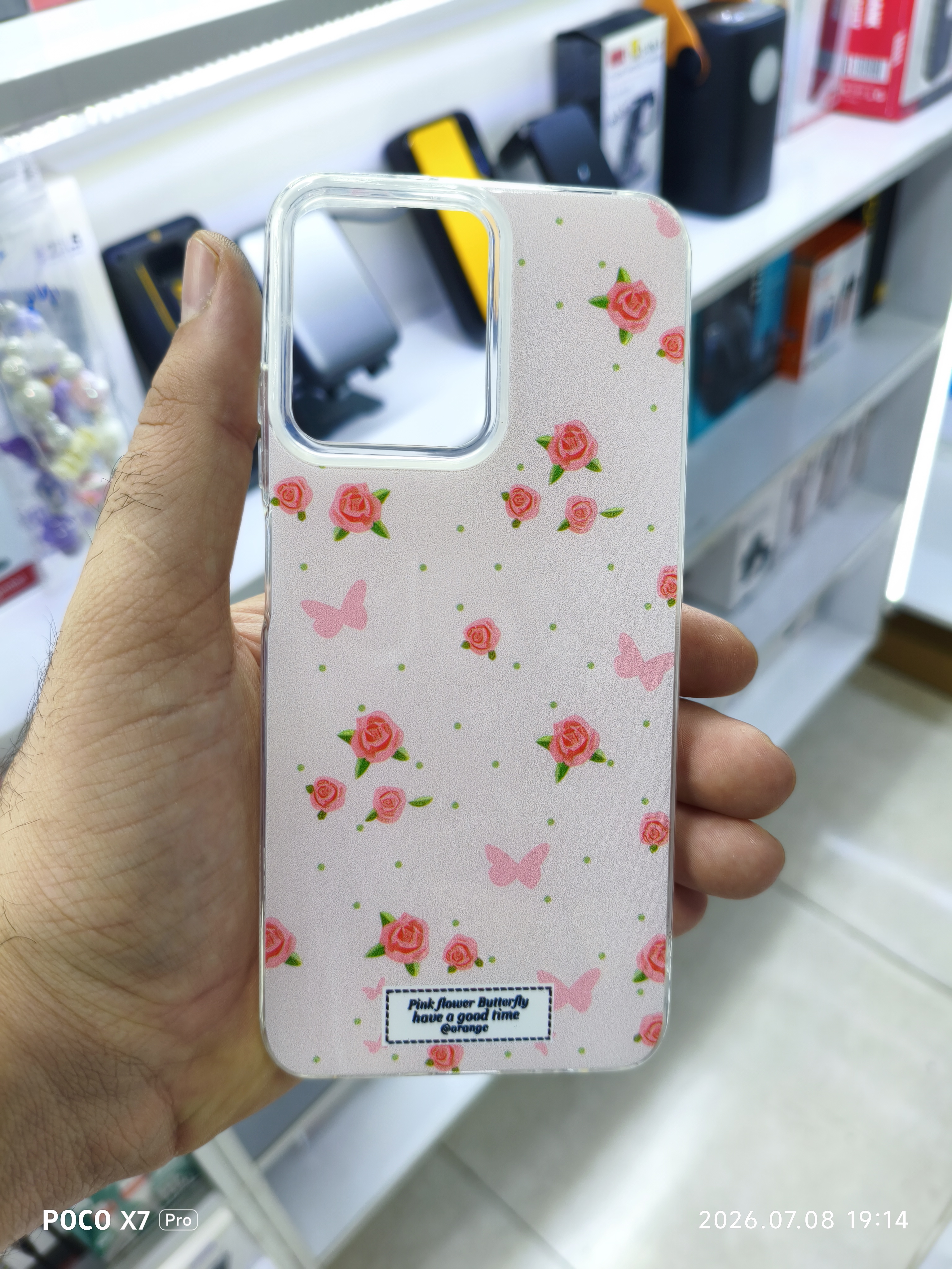 قاب گل رز فانتزی گوشی Xiaomi Redmi Note 10 4g/note 10s