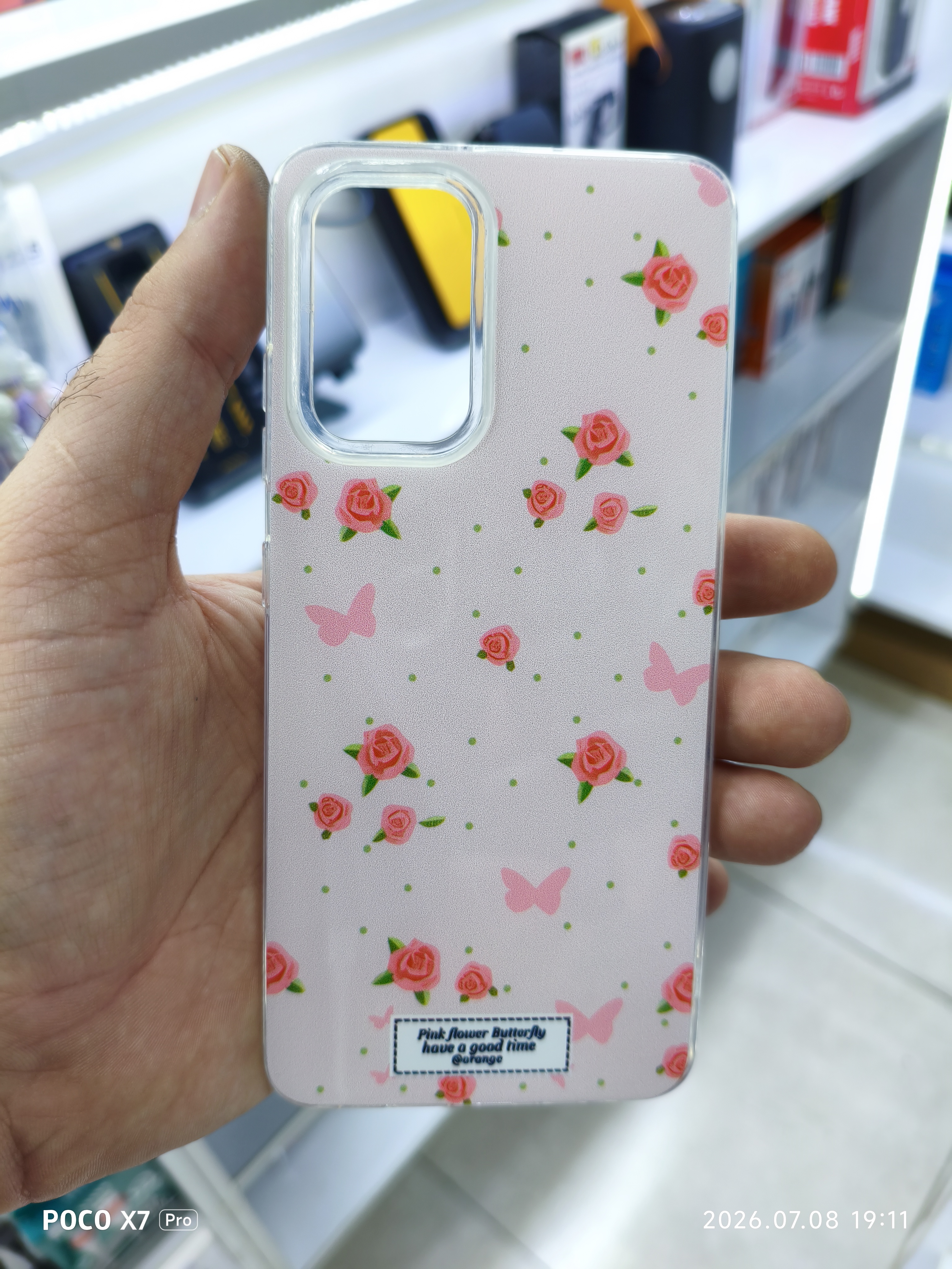 قاب گل رز فانتزی گوشی Samsung A32 4g