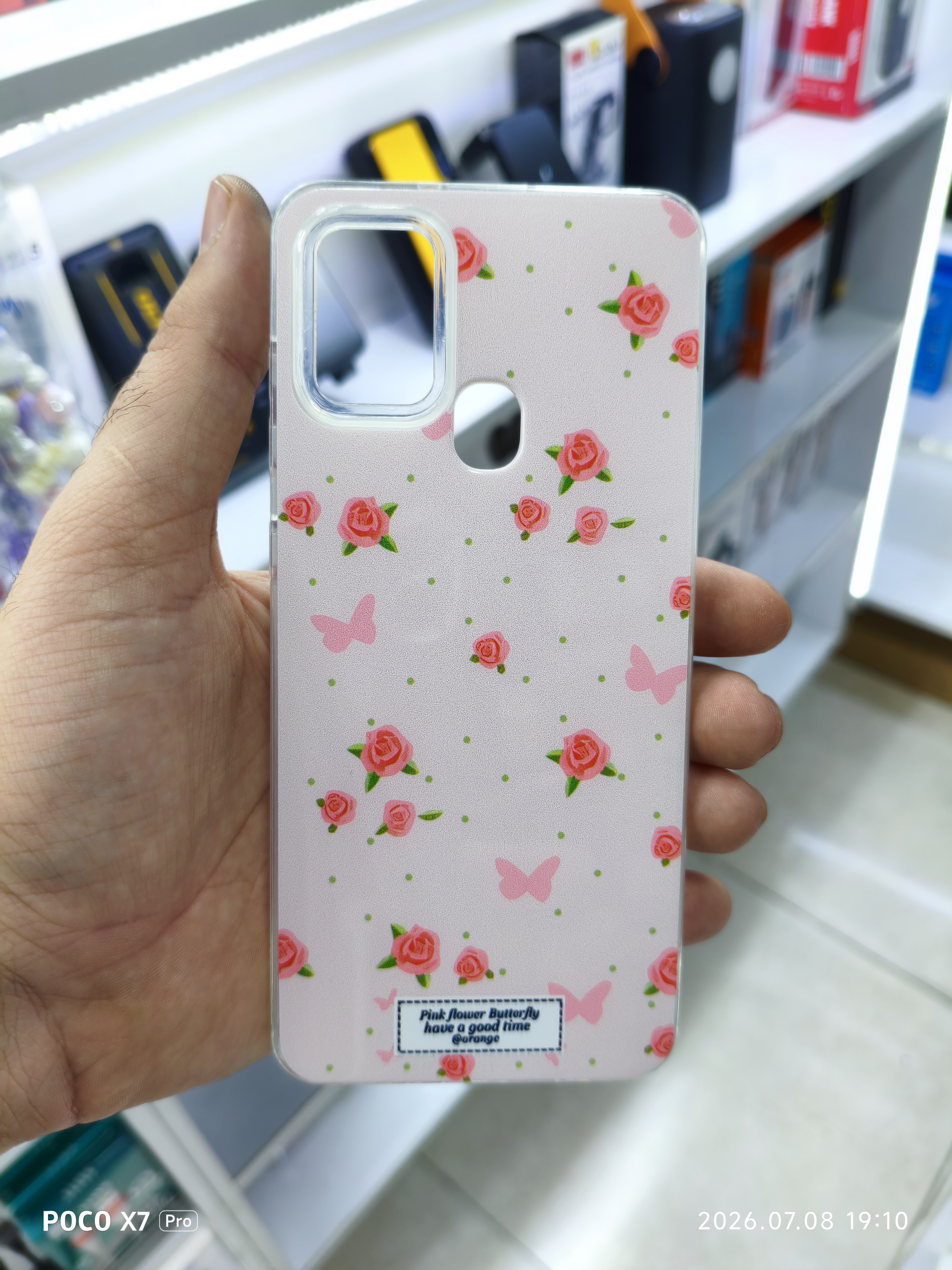 قاب گل رز فانتزی گوشی Samsung A21S