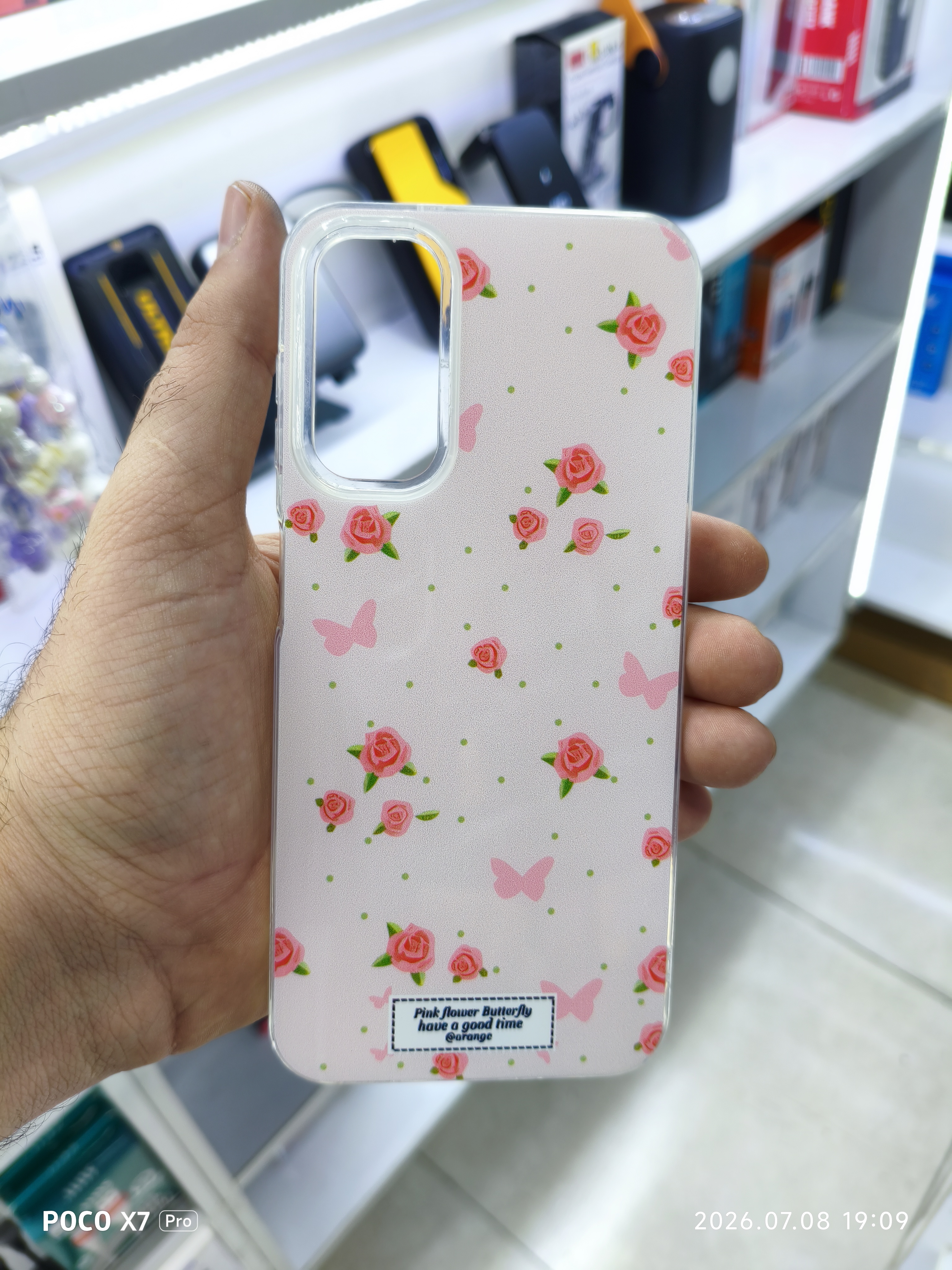 قاب گل رز فانتزی گوشی Samsung A14