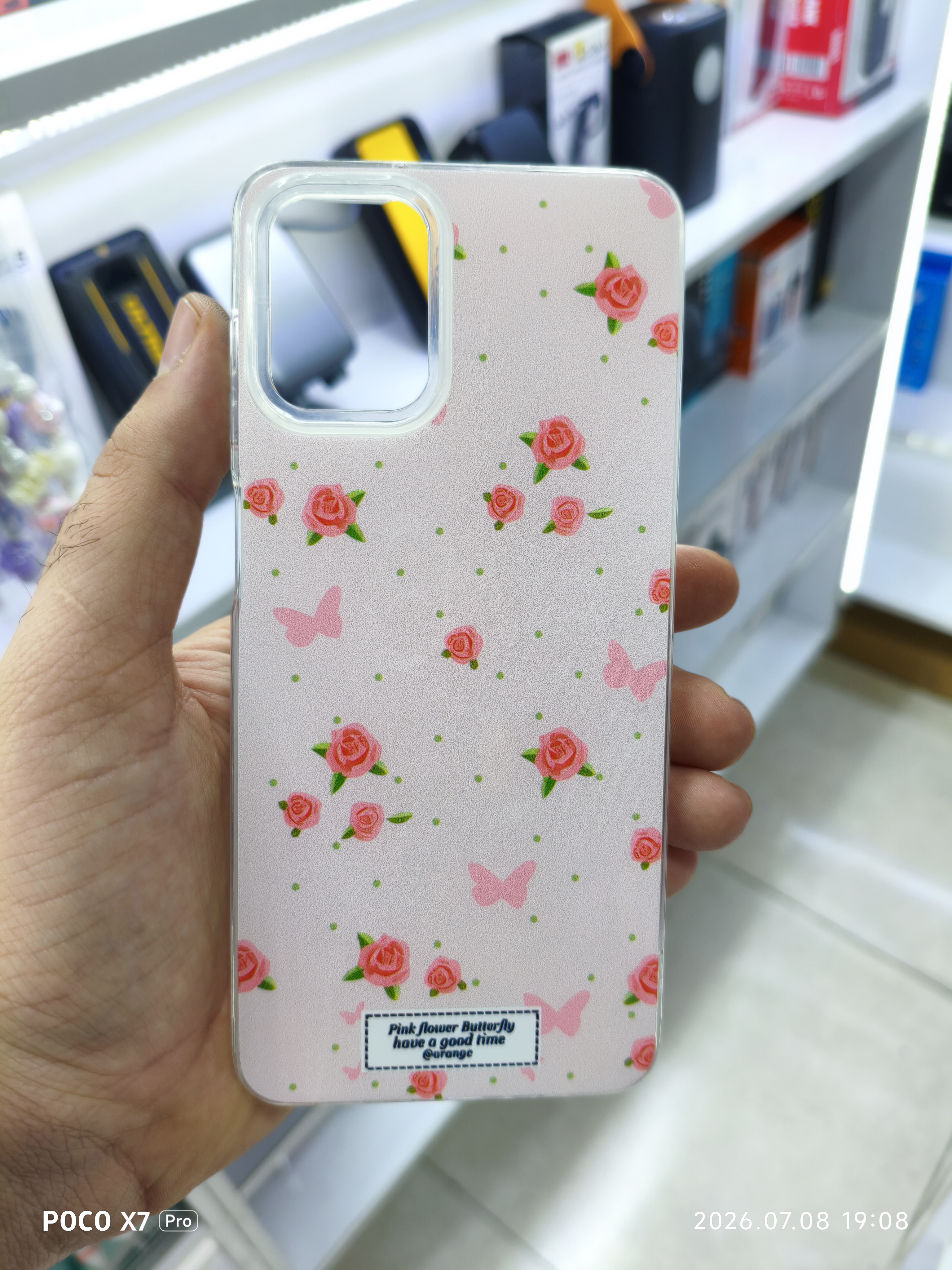 قاب گل رز فانتزی گوشی Samsung A12