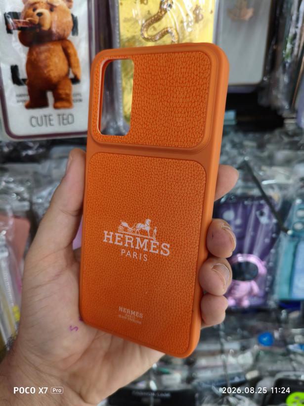 قاب Xiaomi Redmi Note 11 4g / Note 11s / Note 12sطرح هرمس Hermes | قاب لوکس و خاص نارنجی